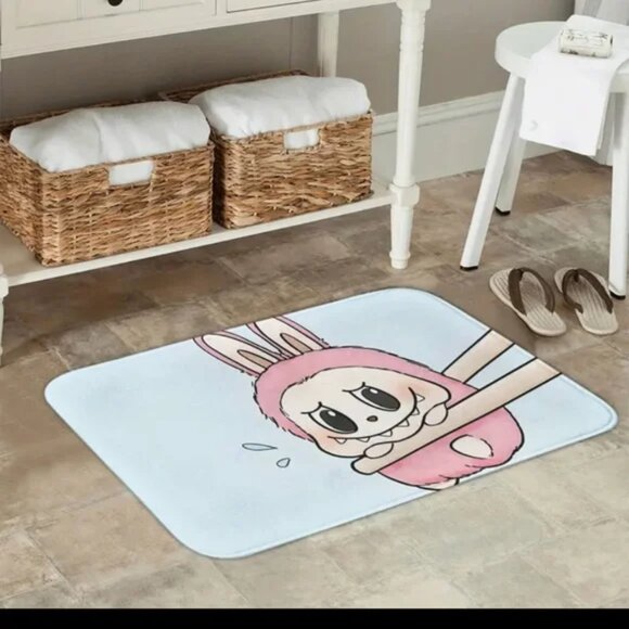 Labubu Cute Pink Floor Mat New 50'"x 80" - Picture 1 of 6